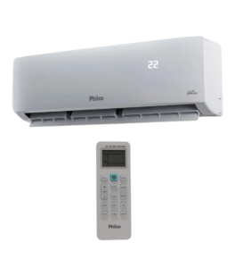 Foto da Imagem do Ar Condicionado Philco Split Inverter PAC9000ITF e Seu controle remoto